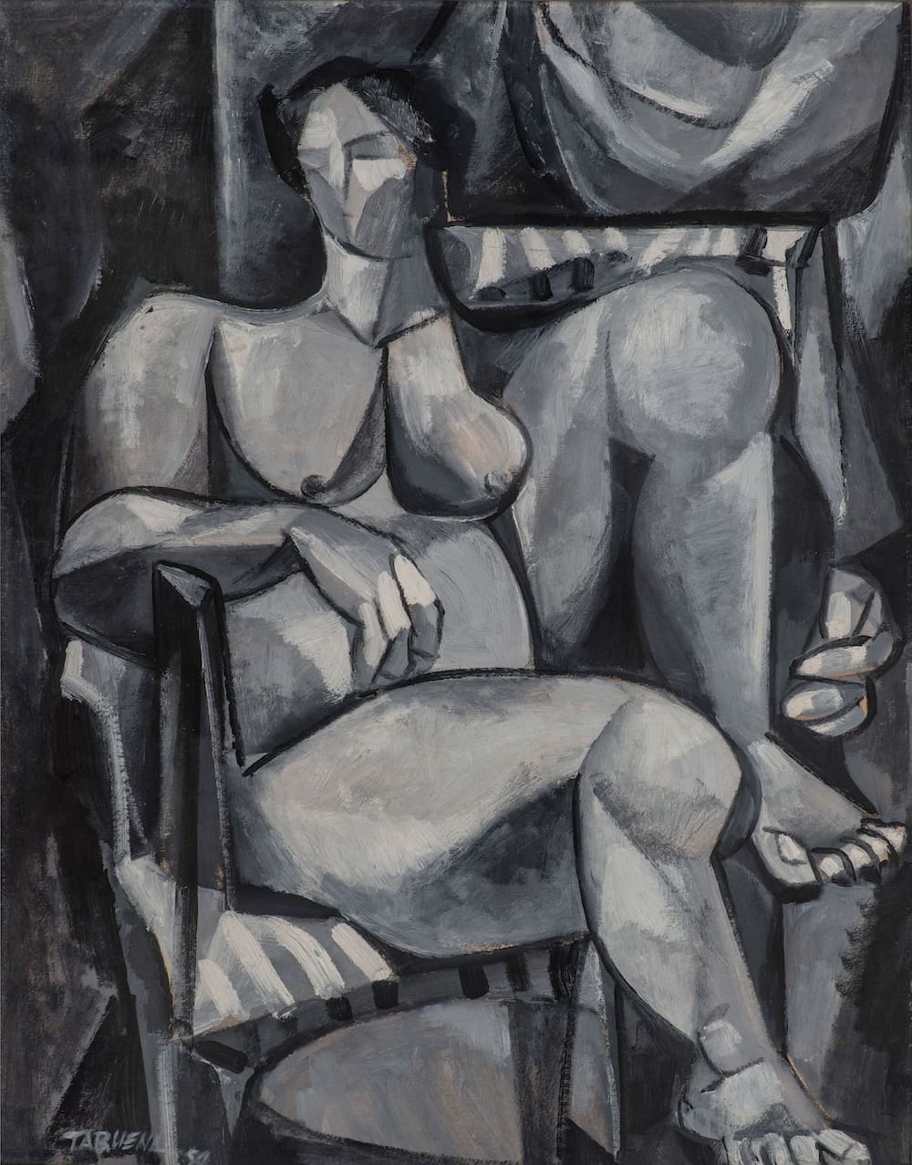Mujer cubista, obra de Romero Tabuena (1954)