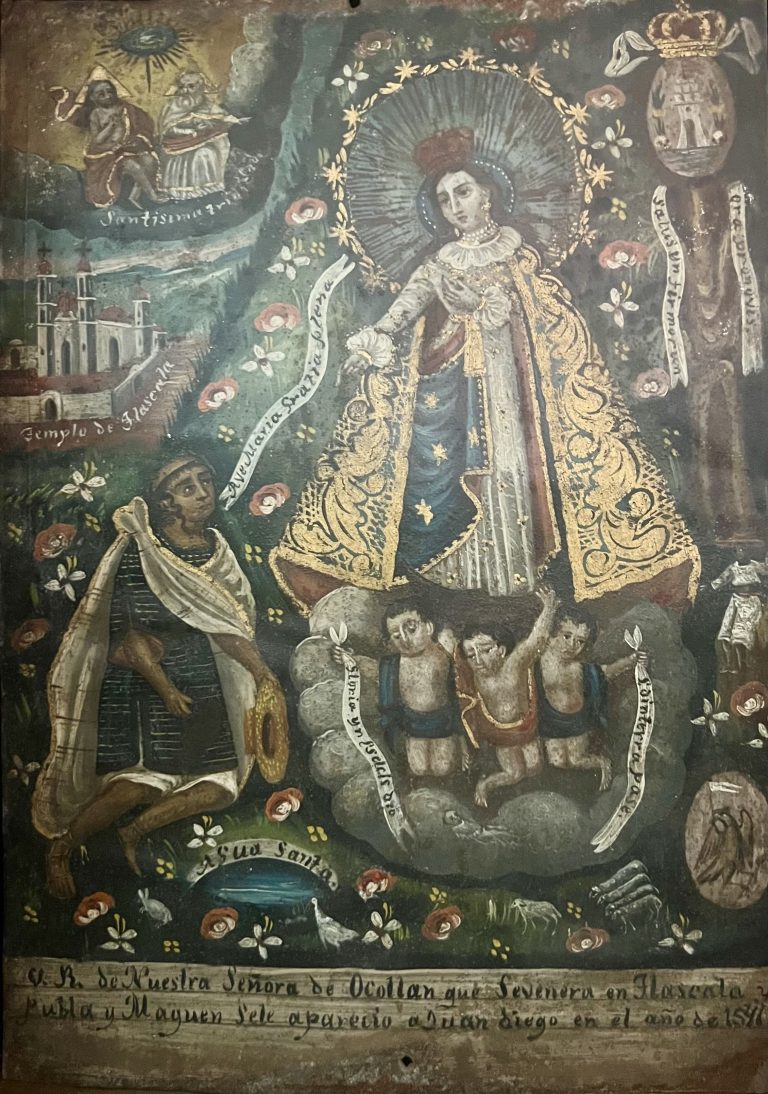 Nuestra señora de Ocotlán, obra de Anónimo (Siglo XIX)