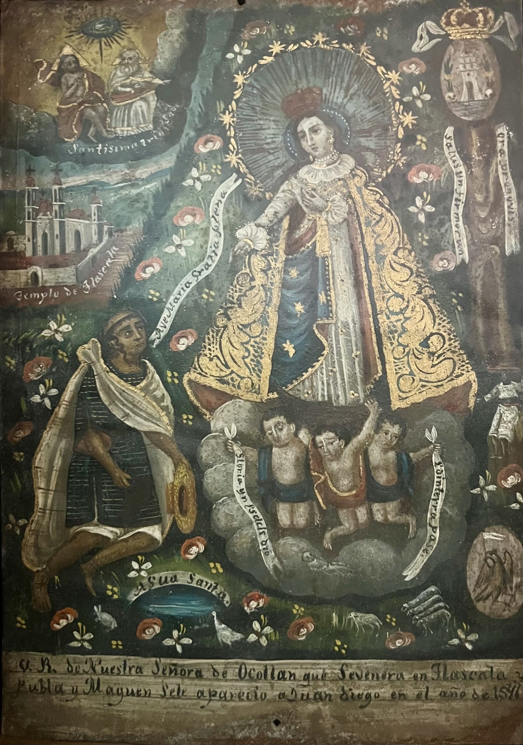 Nuestra señora de Ocotlán, obra de Anónimo (Siglo XIX)