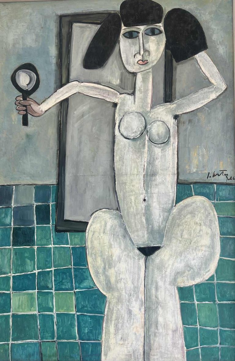 Mujer del Espejo, obra de Ignacio Ortíz (s.f.)
