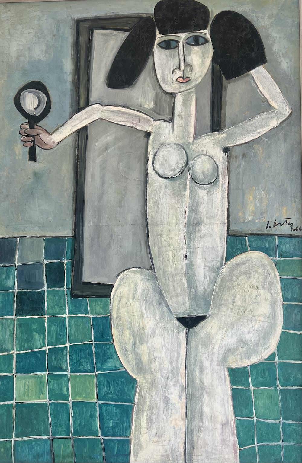 Mujer del Espejo, obra de Ignacio Ortíz (s.f.)