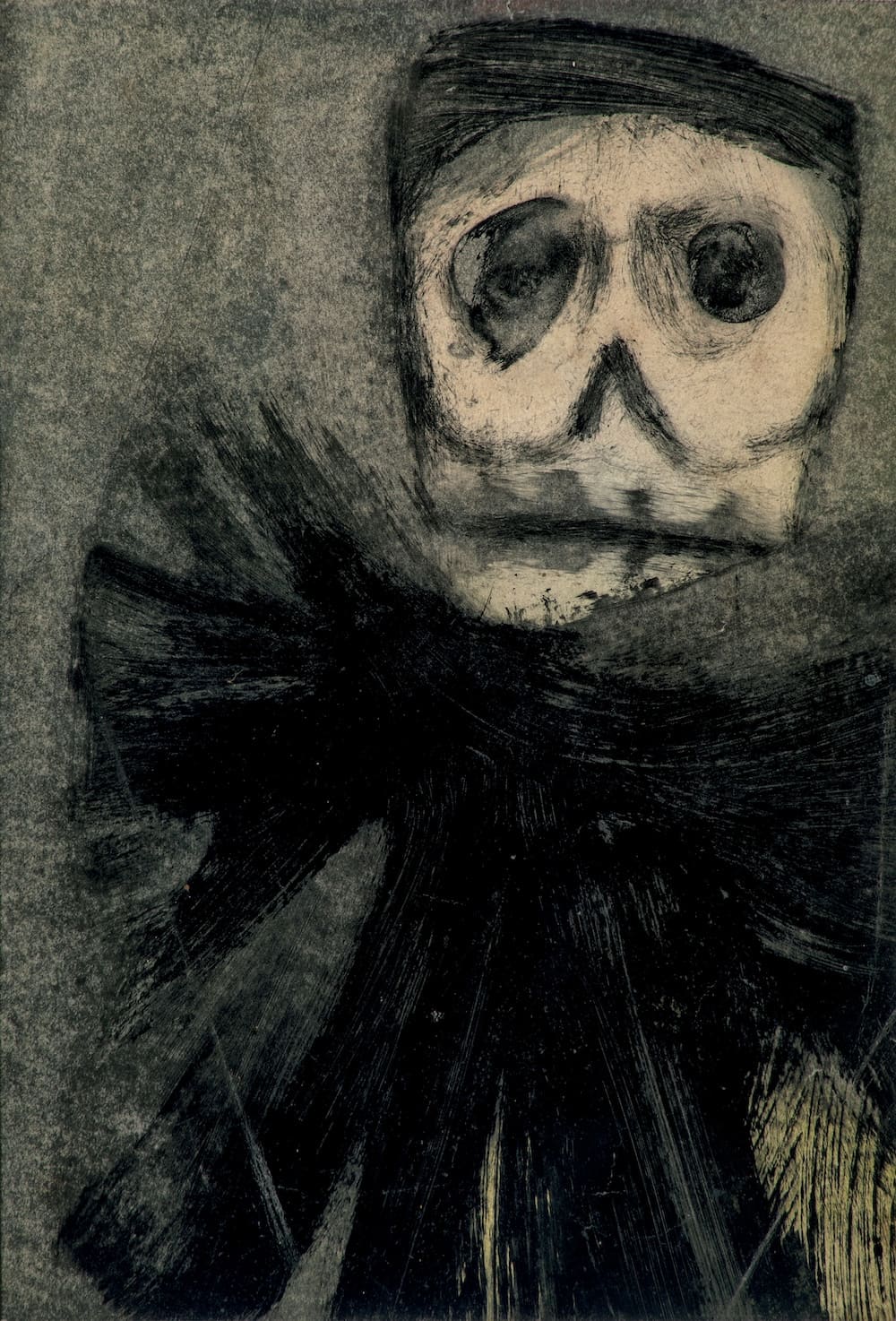 Payaso, obra de Rafael Coronel (s.f)