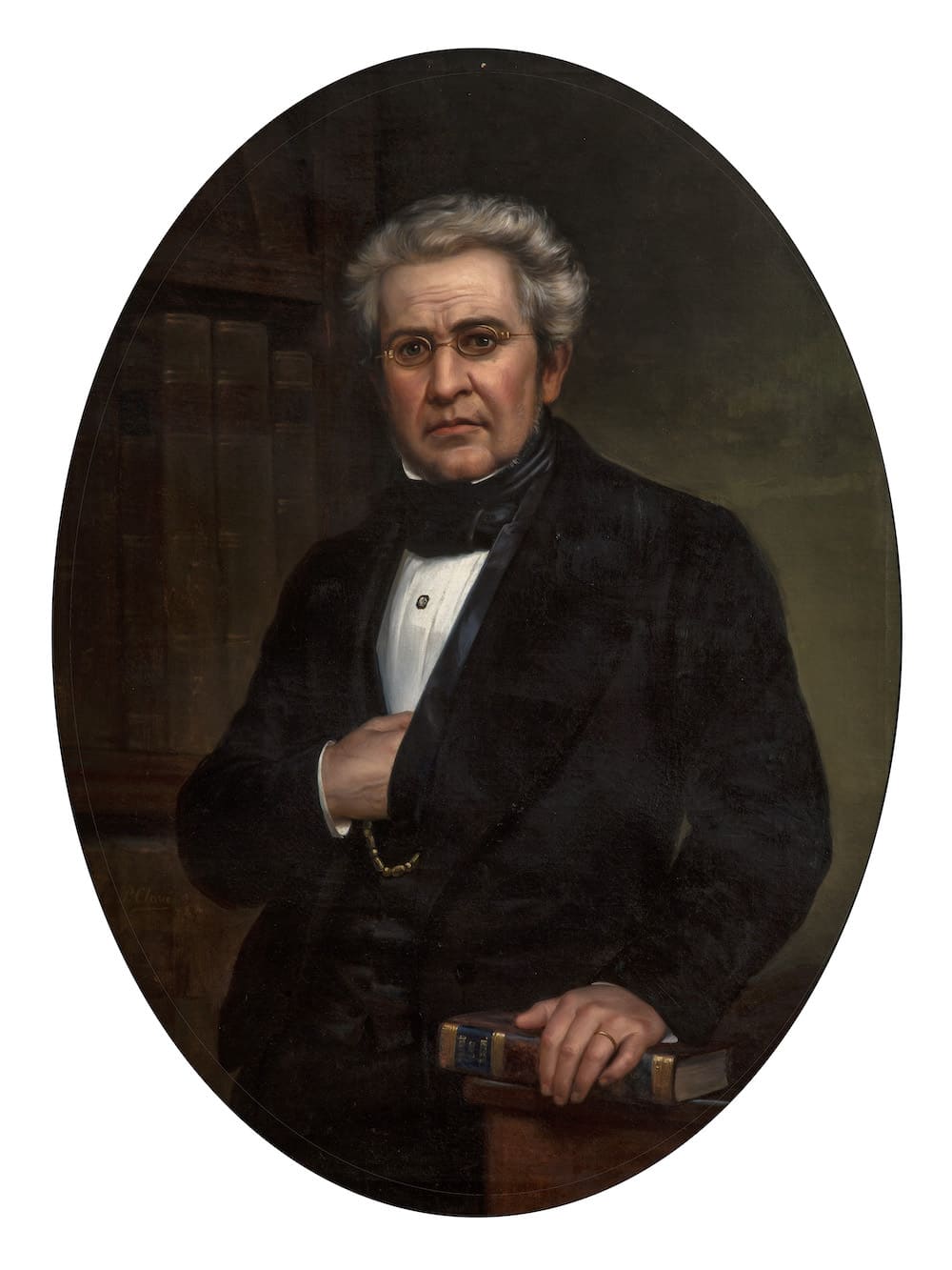 Lucas Alamán, obra de Pelegrín Clavé y Roqué (1850)