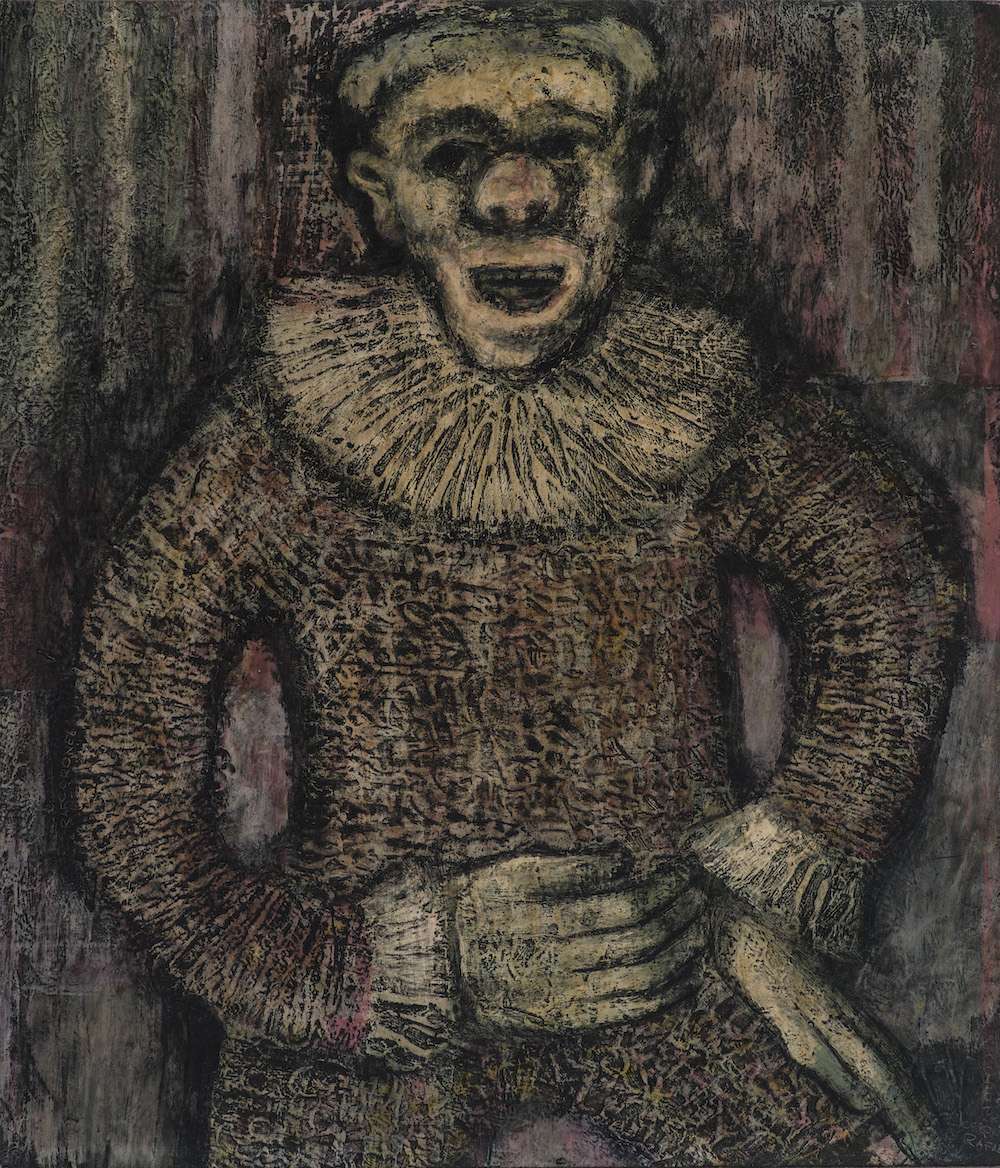 Arlequín, obra de Rafael Coronel (1956)