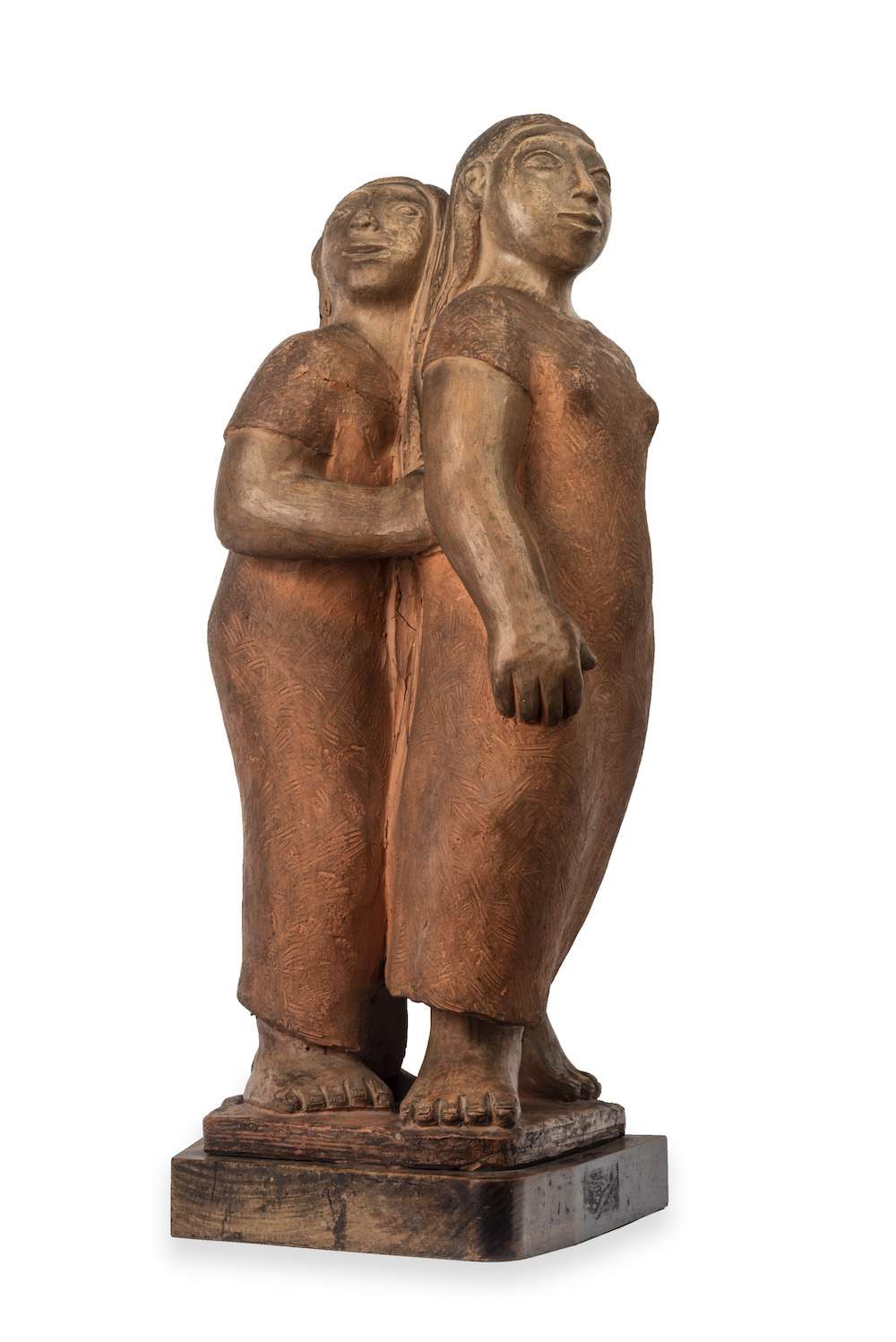 Madre e hija, obra de Rosa Castillo Santiago (1957)