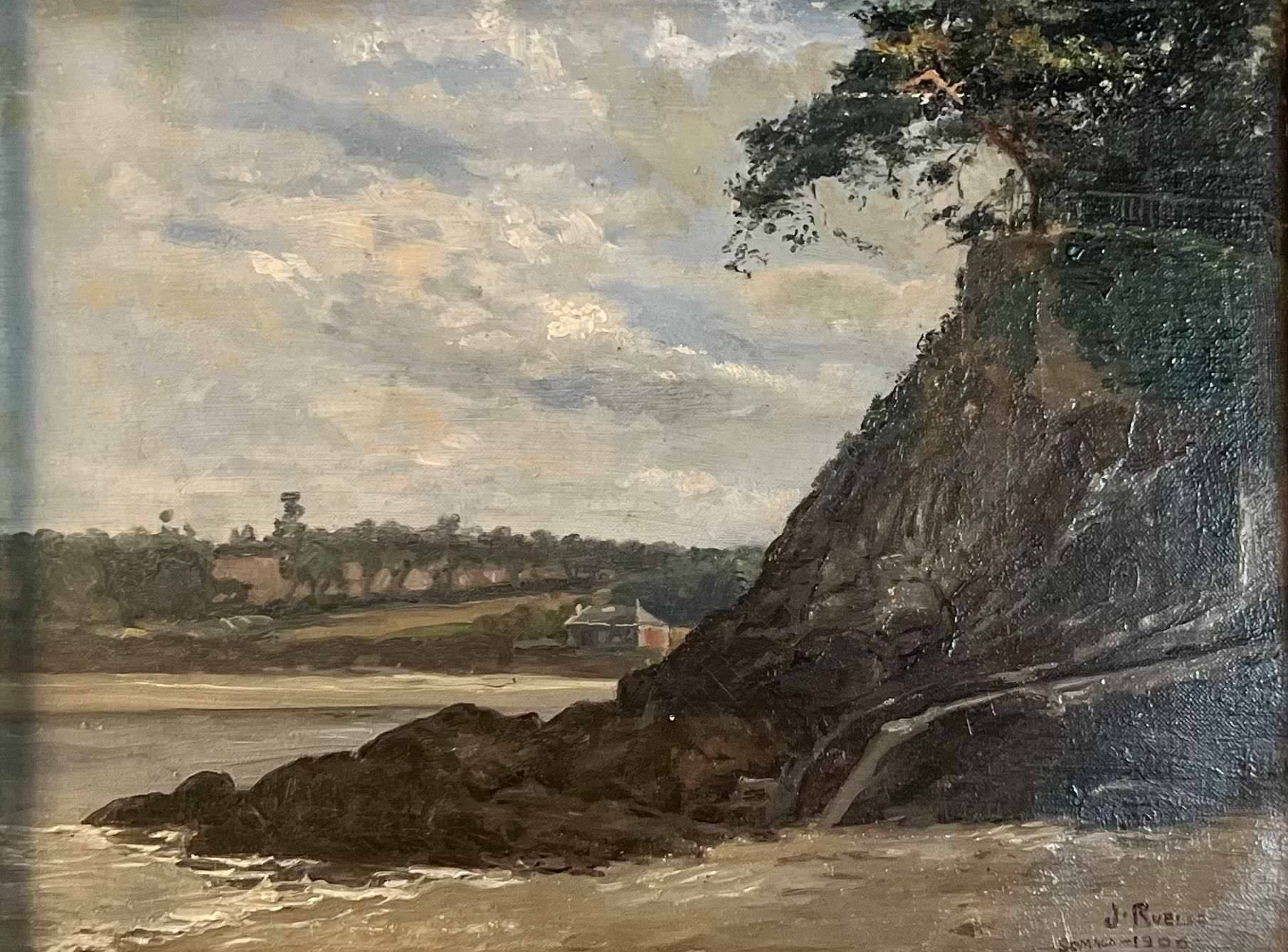 Paisaje, obra de Julio Ruelas (1900)