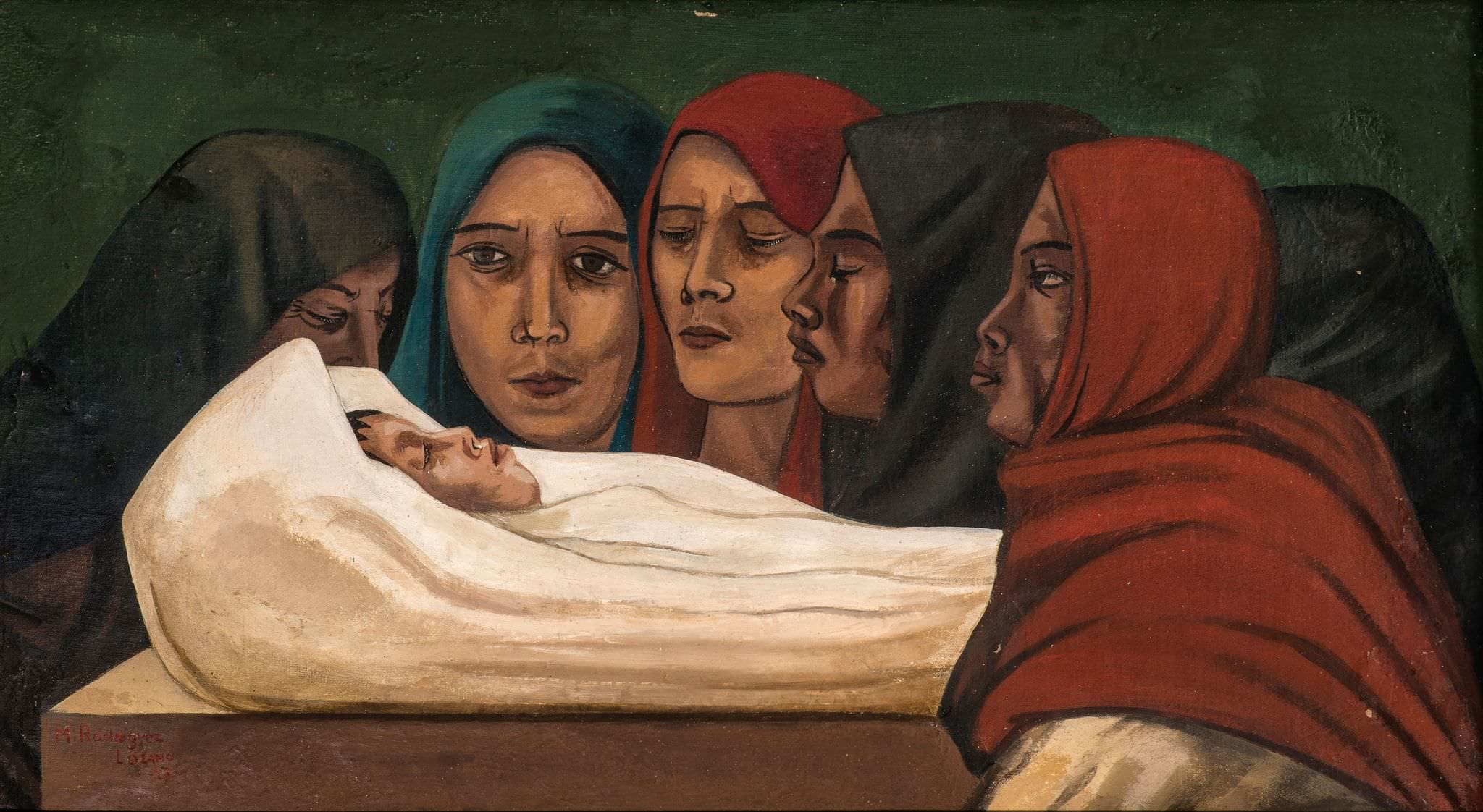 Sin título, obra de Manuel Rodríguez Lozano (1956)