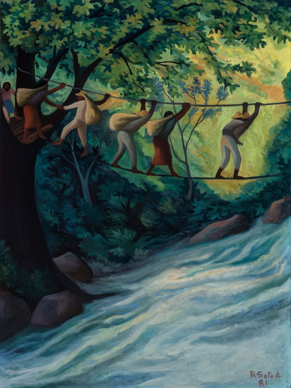 Sin título, obra de Rosendo Soto Álvarez (1981)