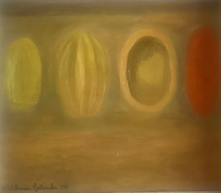 Frutas, obra de Waldemar Sjölander (s.f.)