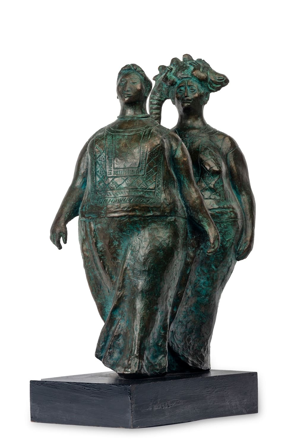 Tehuanas con iguana, obra de Francisco Zúñiga (1963)