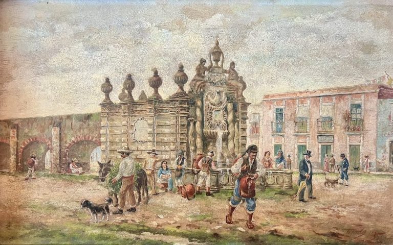 Fuente de Salto del Agua, obra de Tejada (fines s XIX)