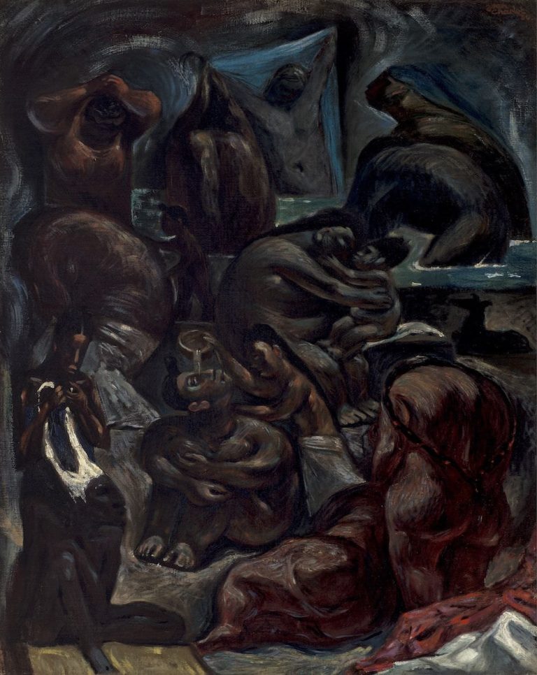 Temascal II, obra de Jean Charlot (1930)