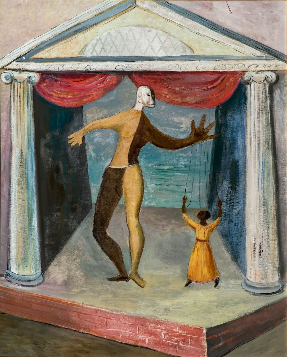 Titiritero, obra de Emilio Rosenblueth (s.f)