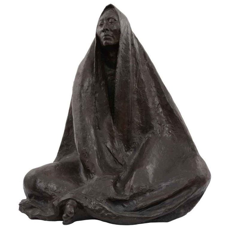 Mujer sentada, obra de Francisco Zúñiga (1973)