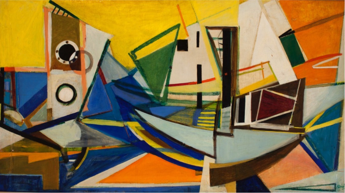 Dragamine e Faro, obra de Armando Pizzinato (1947)