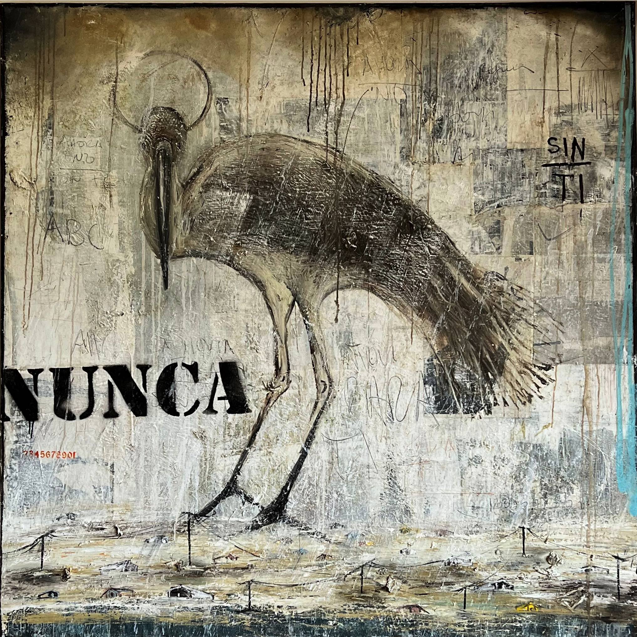 Nunca sin ti, obra de Amador Montes (2018)