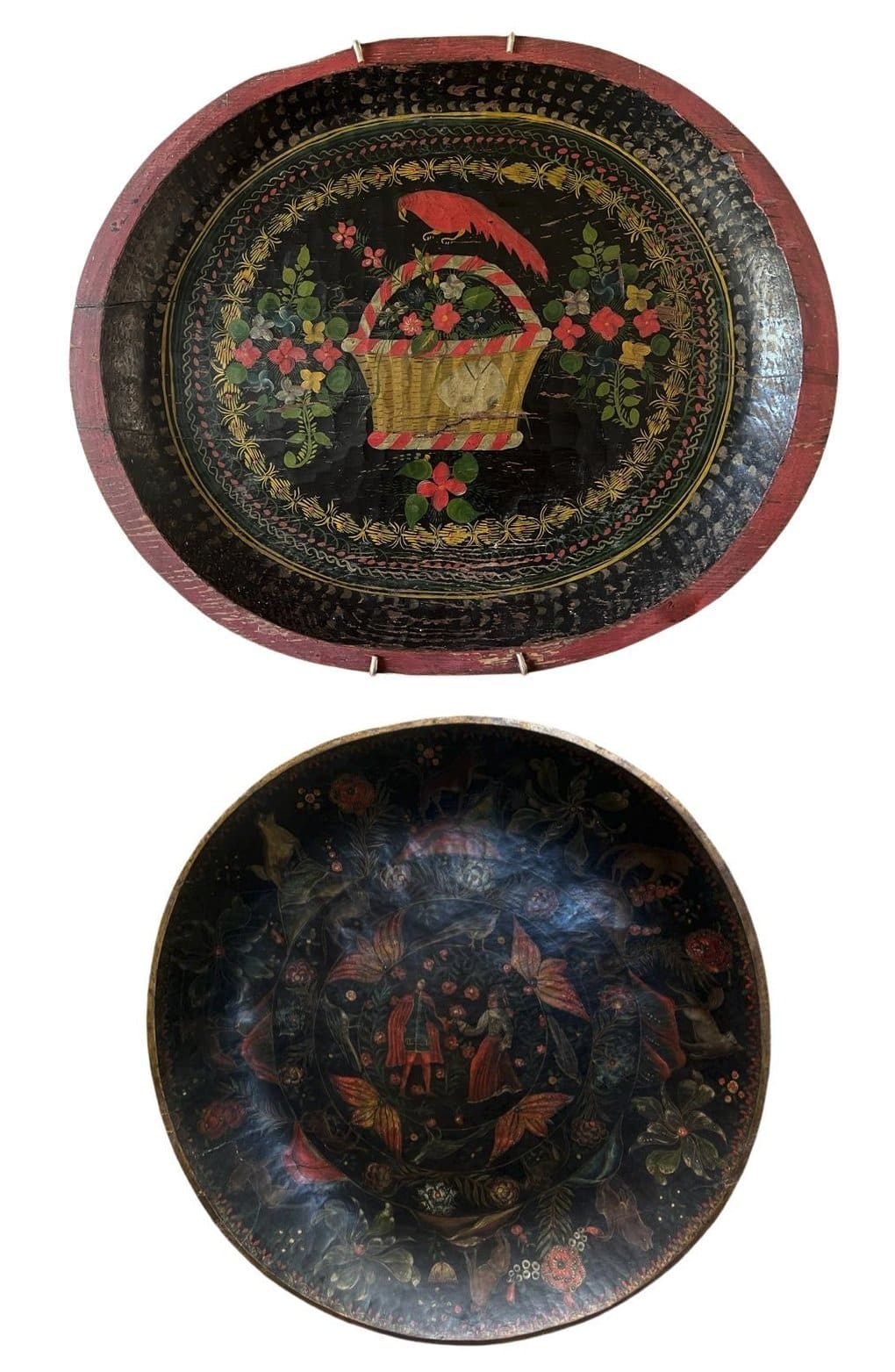 Bateas estilo Olinalá, obra de Anónimo (Finales S. XIX)