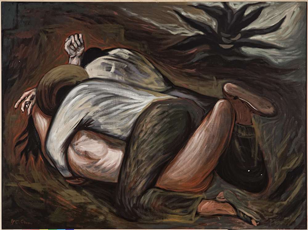 La Violación, obra de José Clemente Orozco (s.f.)