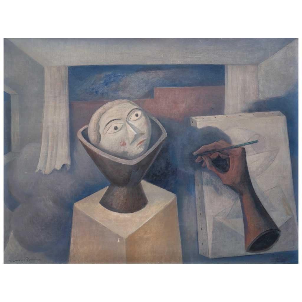 Figura de mujer (El estudio), obra de Carlos Orozco Romero (s.f)