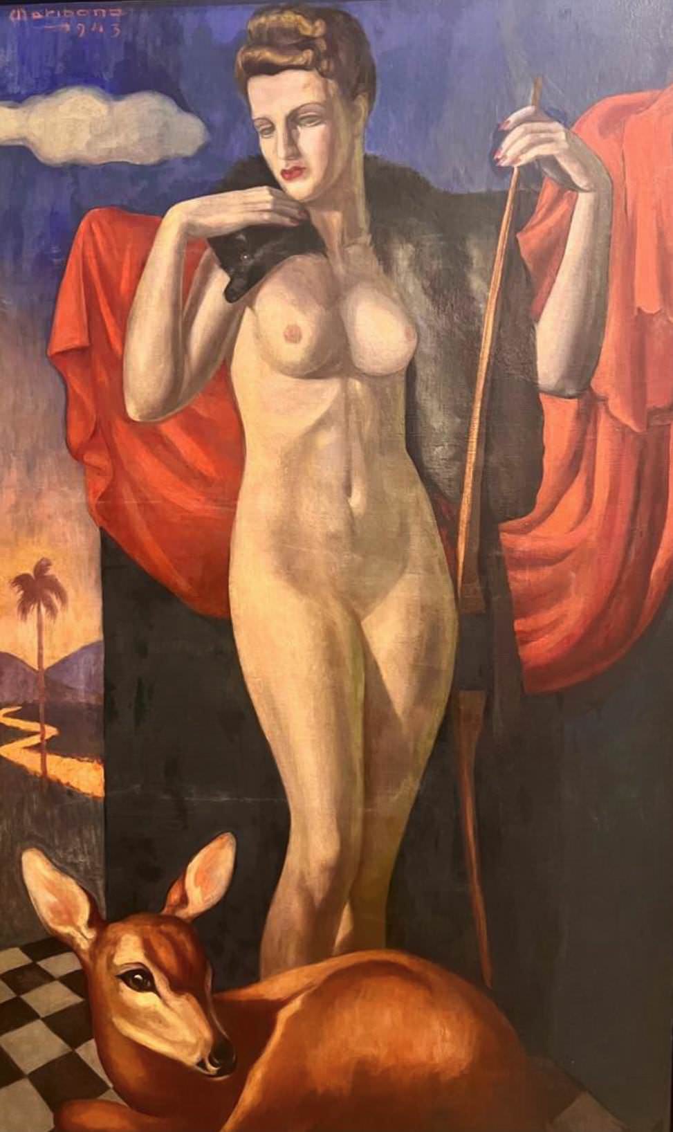 Diana la cazadora, obra de Maribona (1943)