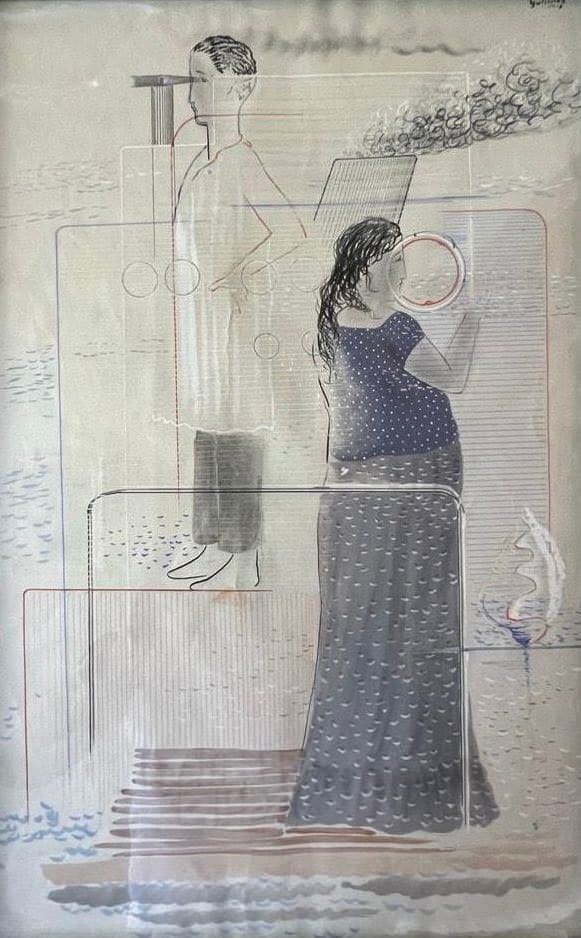 Dos Miradas, obra de Francisco Gutiérrez (1939)
