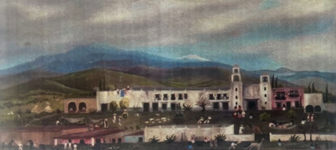 San Miguel Apaxco, obra de Jaime Saldívar (s.f.)
