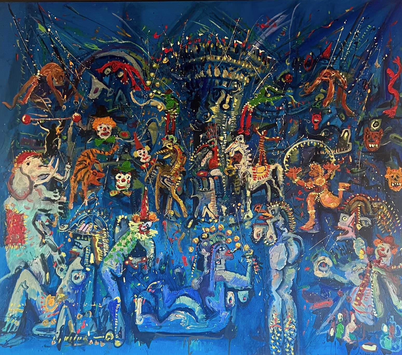 El circo de ayer y hoy, obra de Jazzamoart (2012)