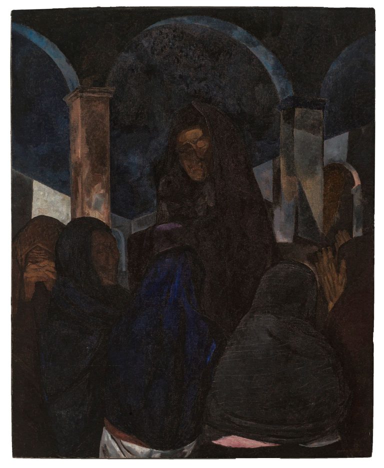 Las lloronas, obra de Gustavo Montoya (1953)