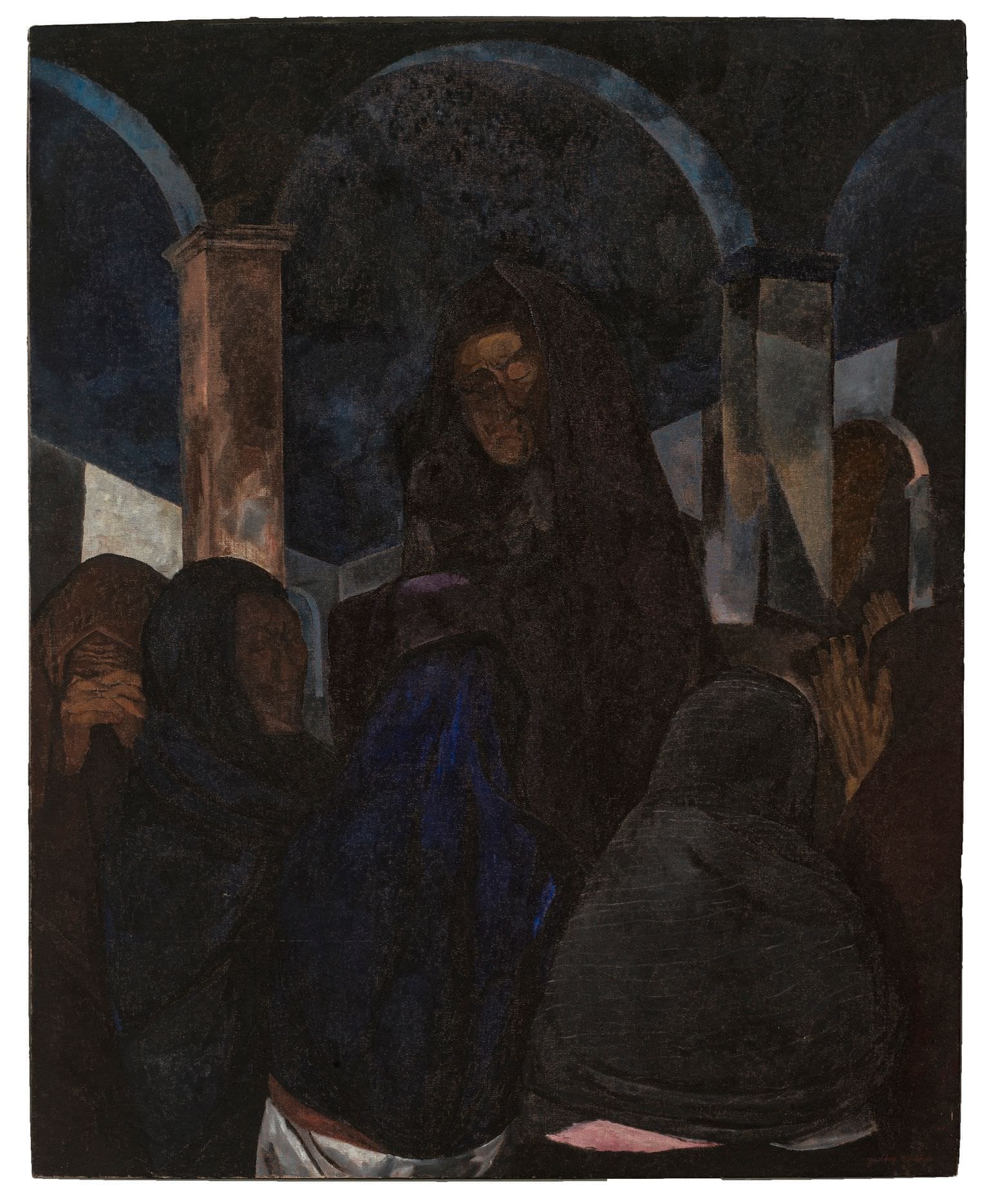 Las lloronas, obra de Gustavo Montoya (1953)