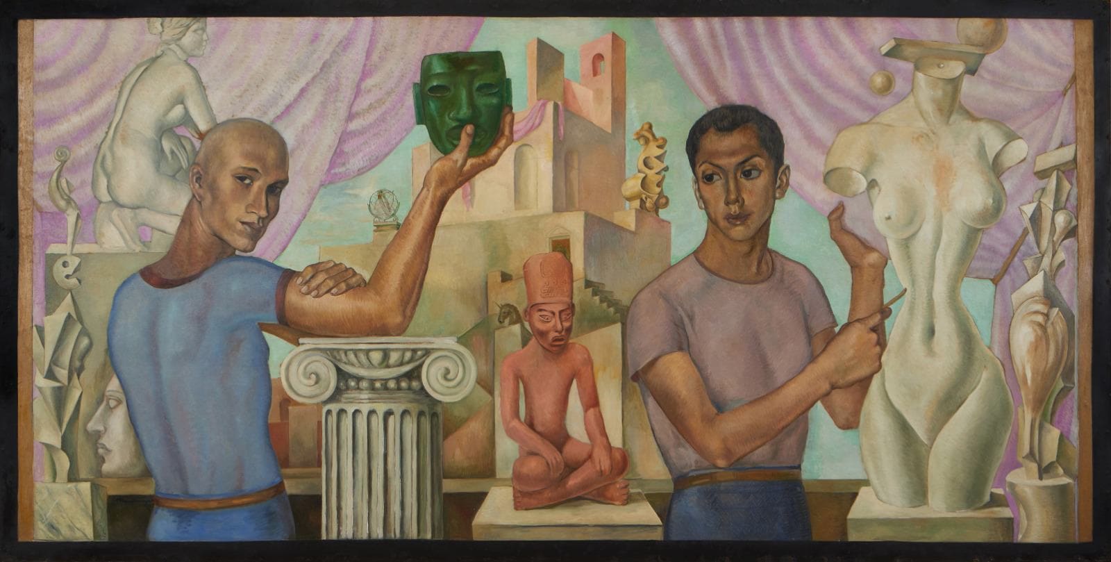 Las bellas artes, obra de Roberto Montenegro (1947)